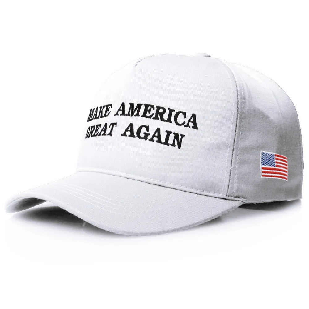 [SMOLDER]New Arrival Trump 2020 America Baseball Cap Casual Cotton Hip Hop Embroidery  Fitted Snapback MAGA