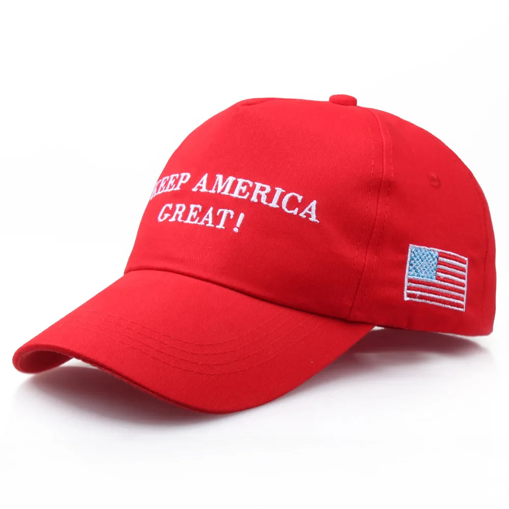 [SMOLDER]New Arrival Trump 2020 America Baseball Cap Casual Cotton Hip Hop Embroidery  Fitted Snapback MAGA